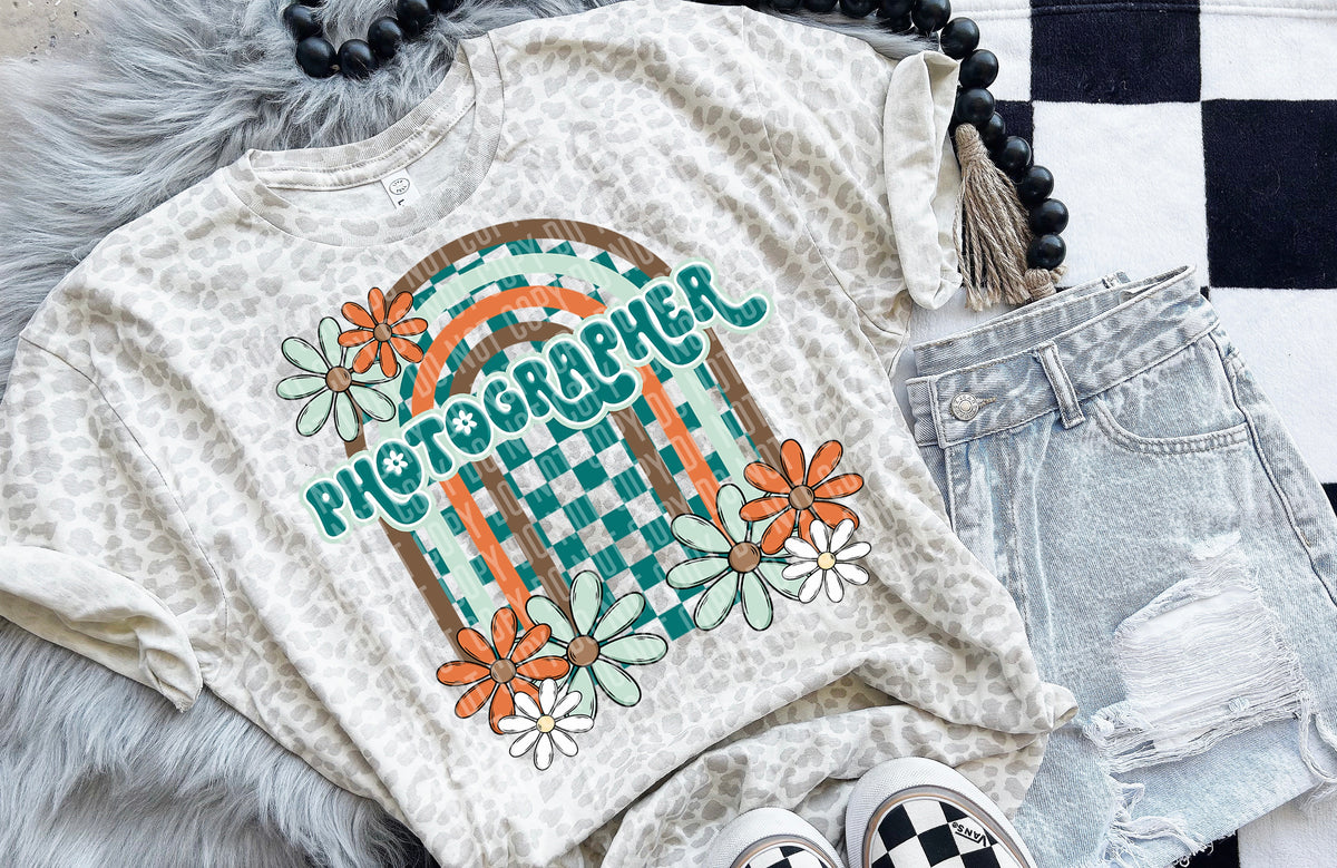 Photographer Floral Arch 49504 DTF transfers