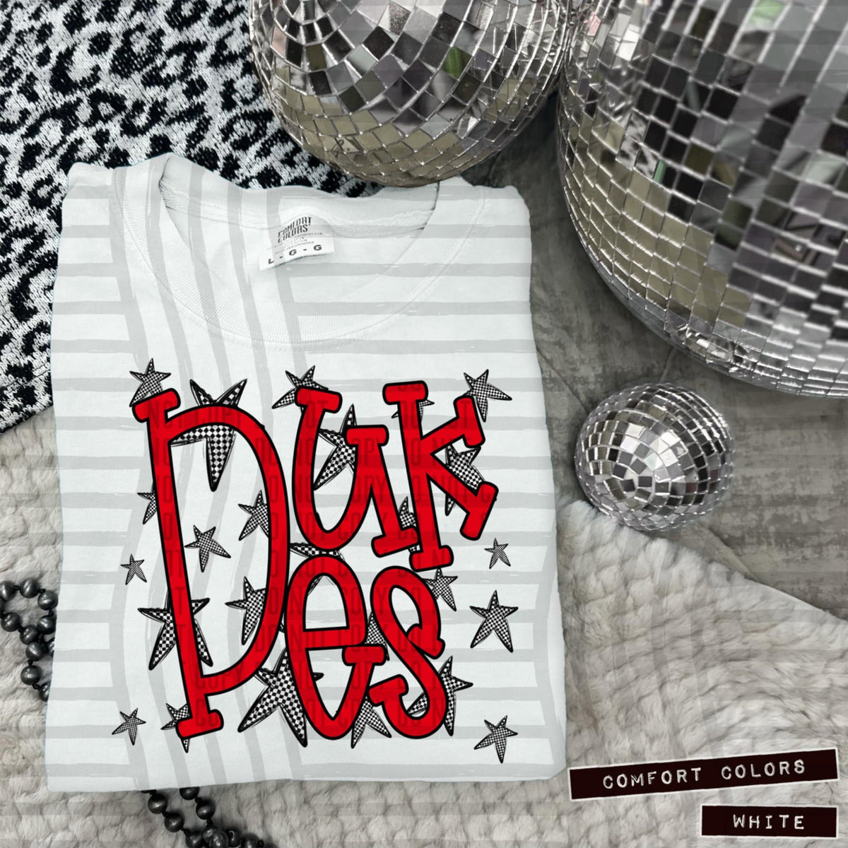 Red Staggered Mascots (Caplinger)