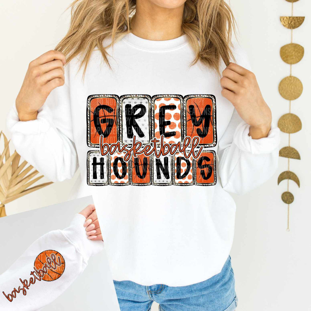 Greyhounds Basketball FRONT (Caplinger) 82851 DTF transfer