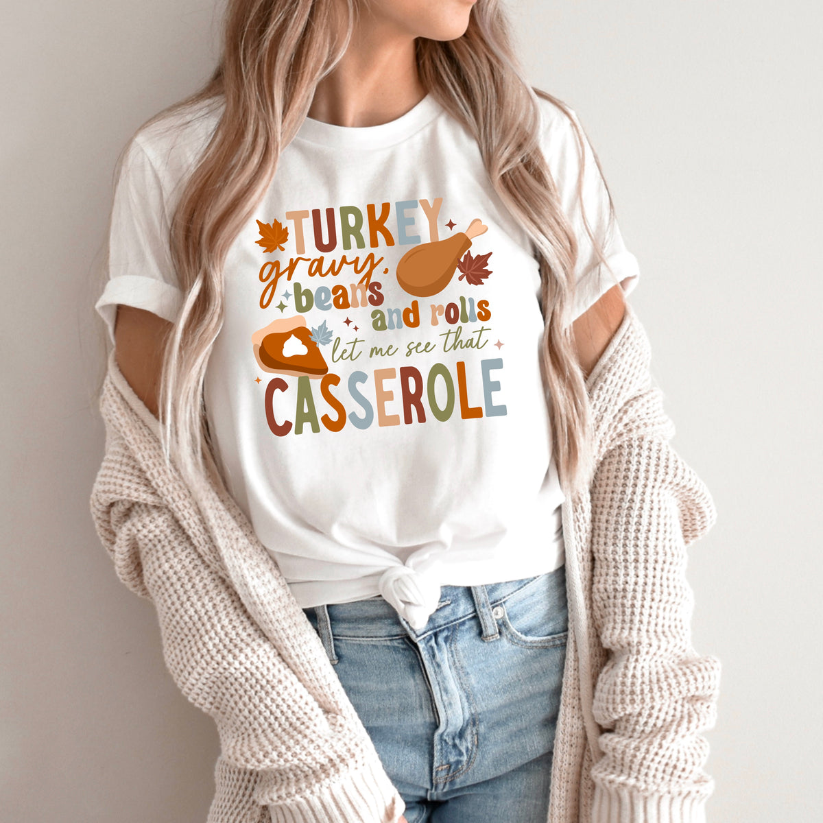 Turkey Gravy Casserole DTF transfer