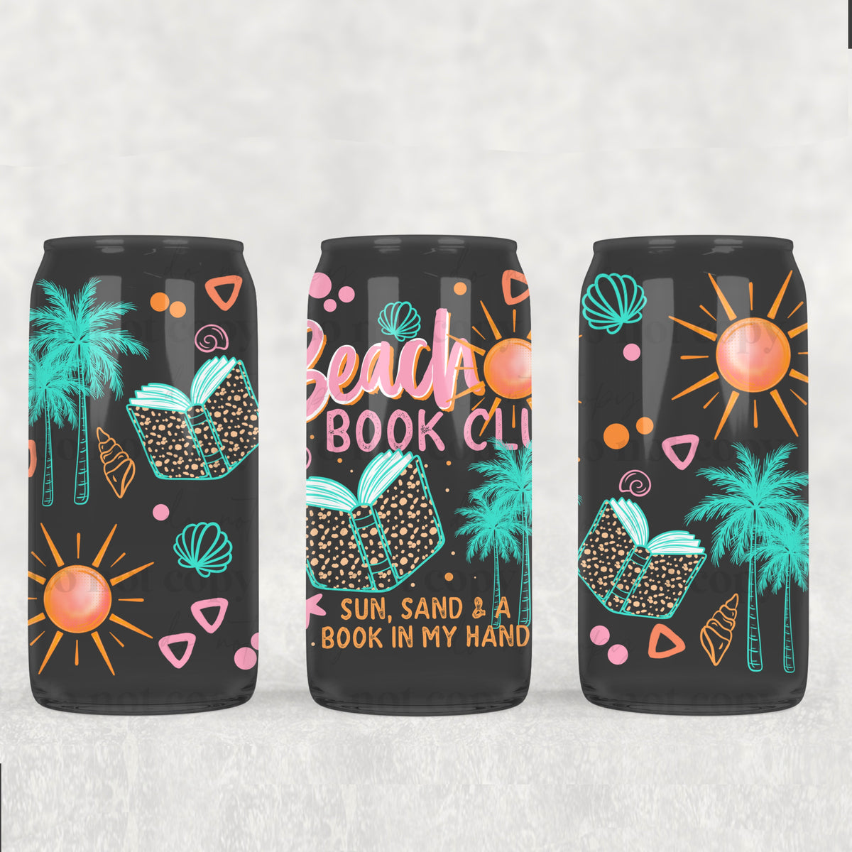 Beach Book Club (CSC) UV DTF WRAP