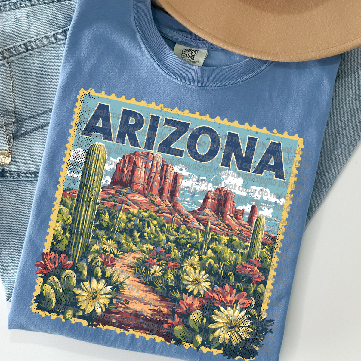 Arizona State Stamp (TTD) 99093 DTF transfer