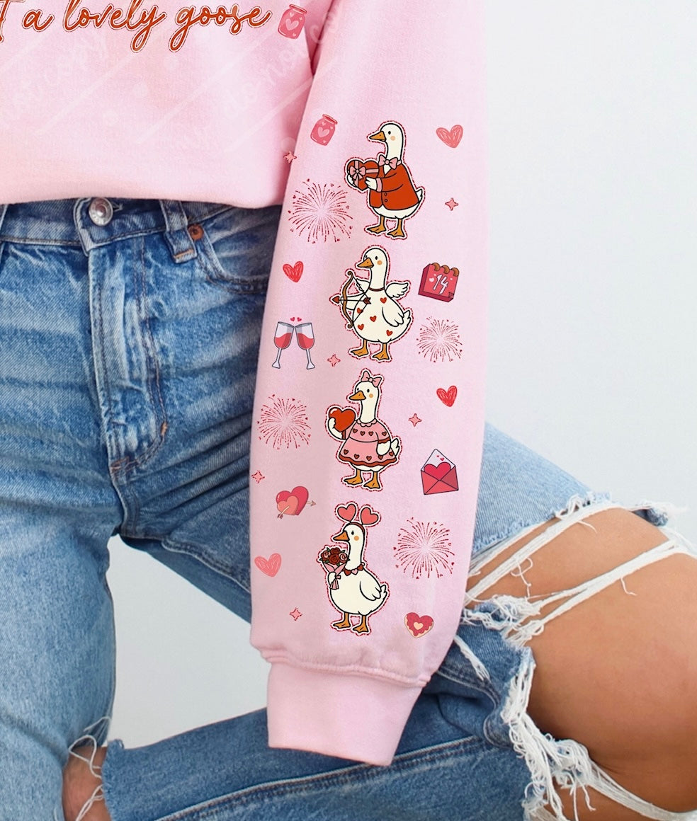 Lovey Goose (SET OF TWO SLEEVES) DTF transfer