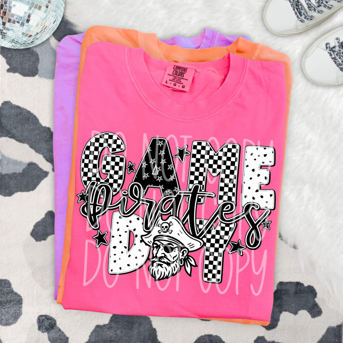 Pirates Mascot Game Day Checker (PH) DTF transfer