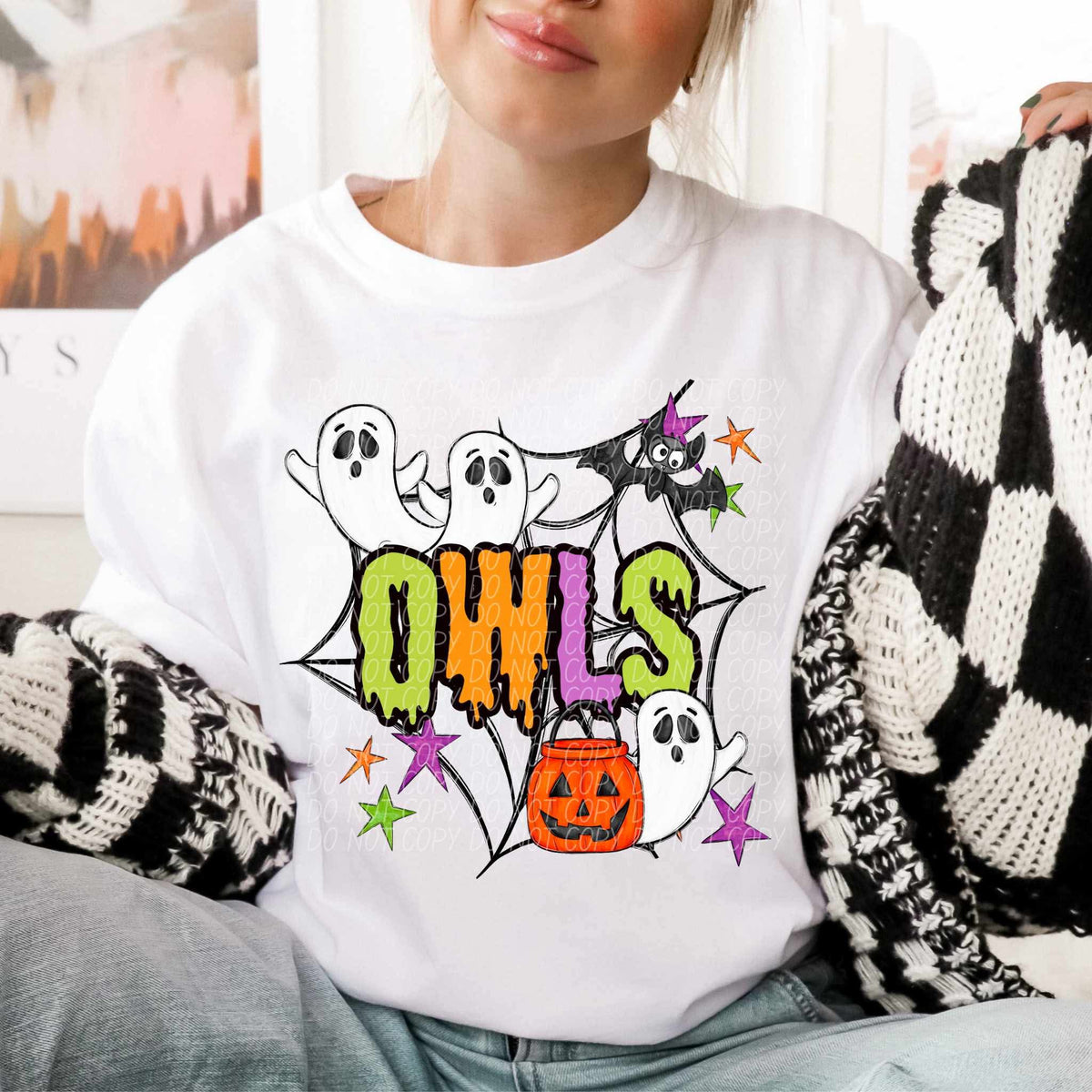 Owls Halloween (City) DTF transfer
