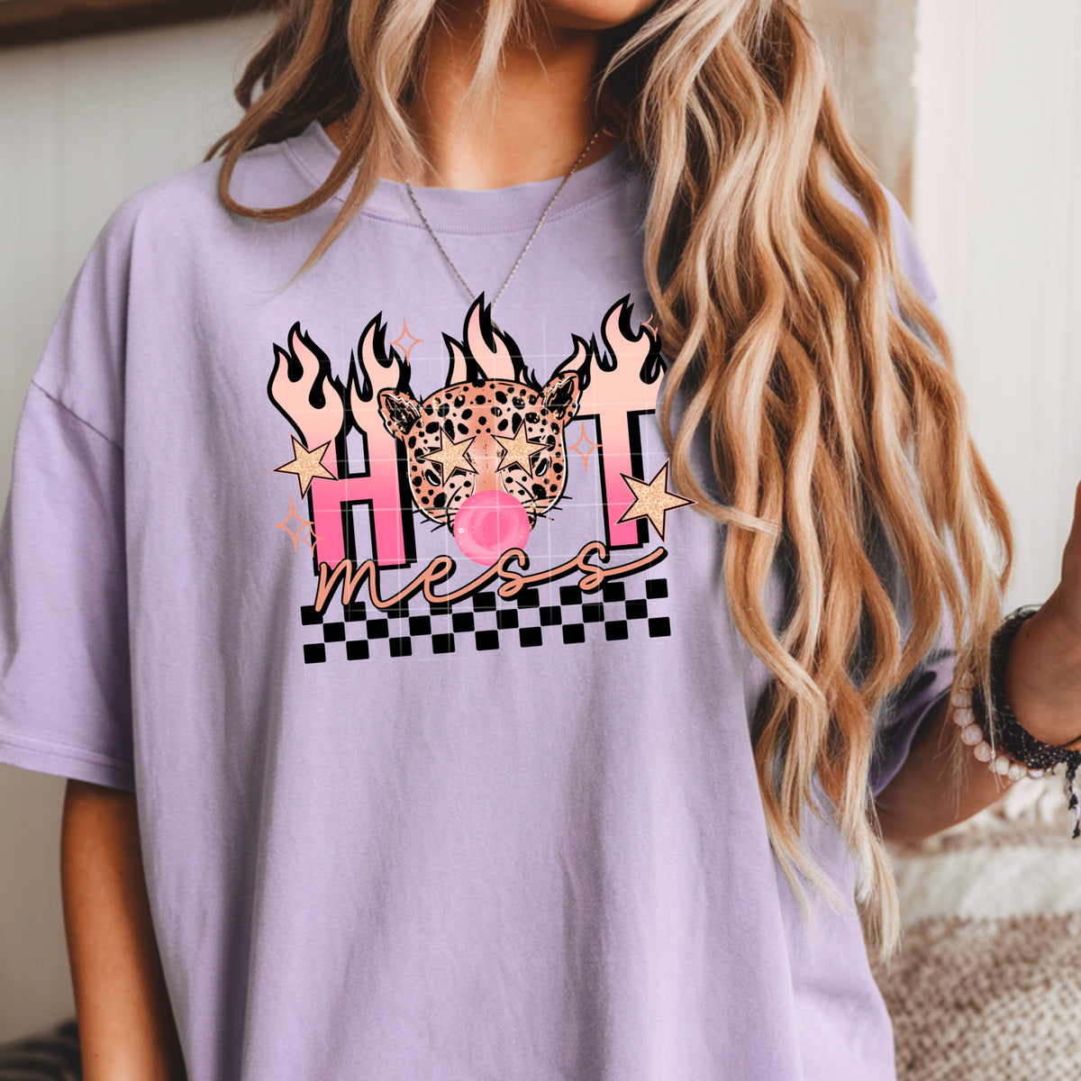 Hot mess bubblegum (CSC) DTF Transfer