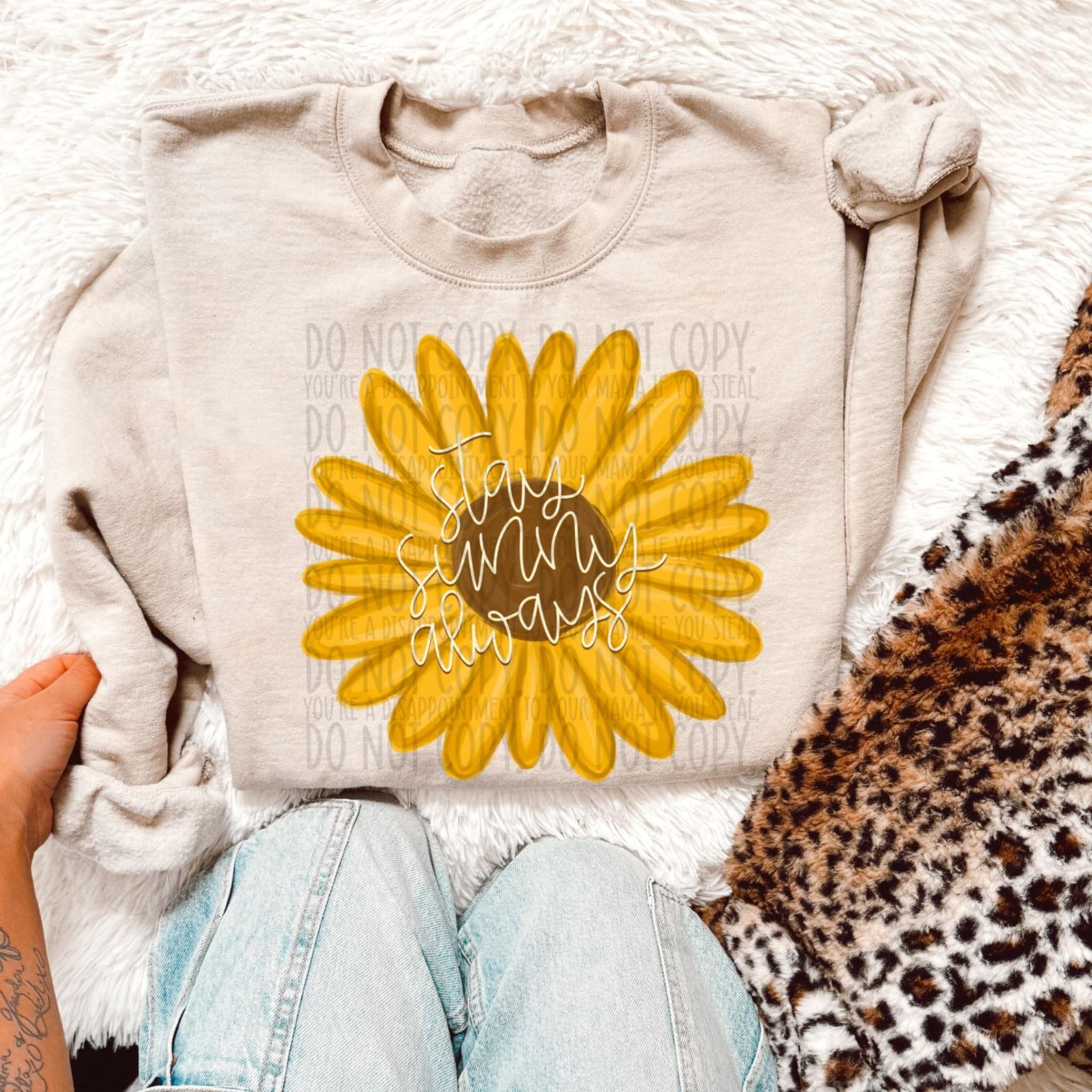 Stay sunny always (SWD) 97841 DTF transfer – Mud & Grace Transfers