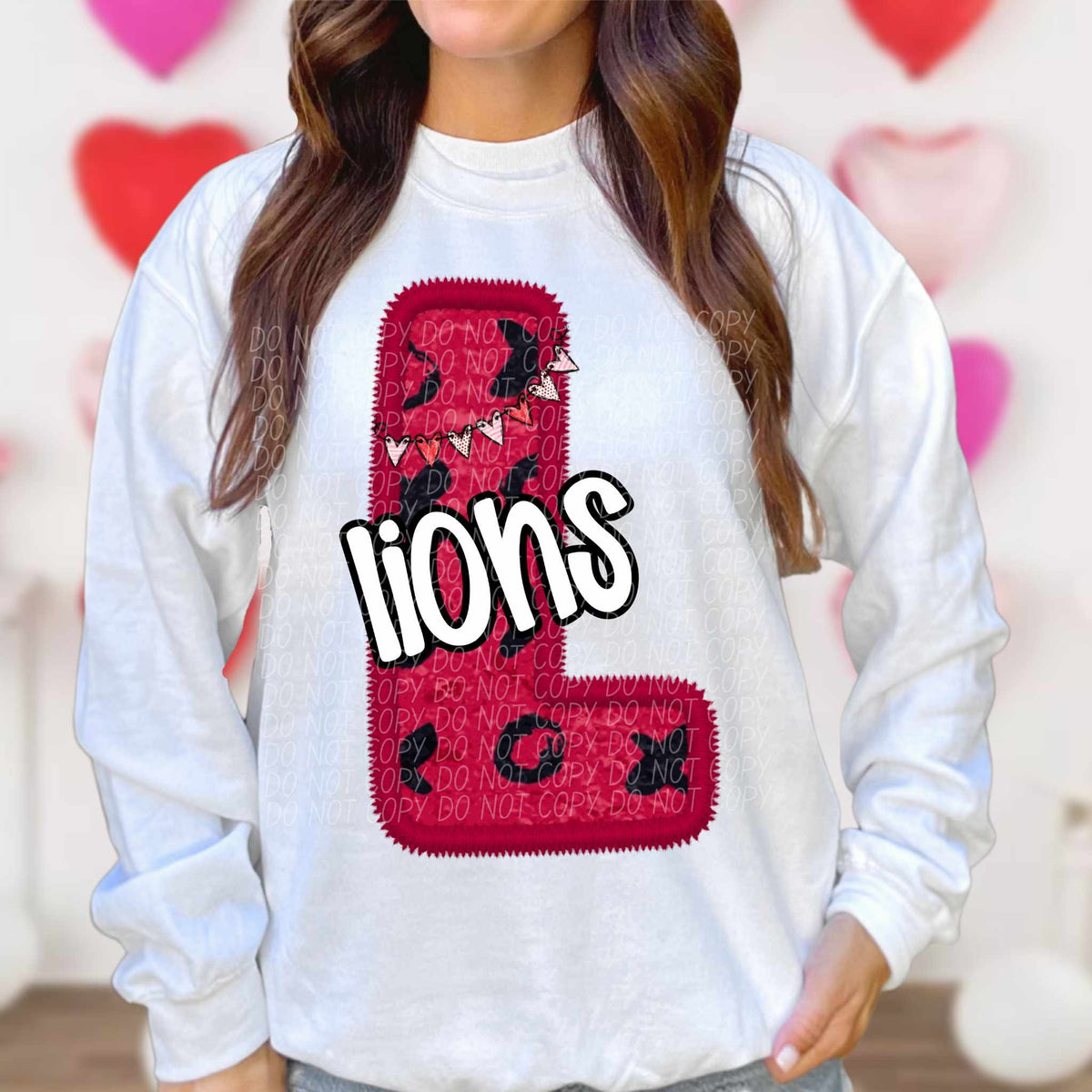 L lions valentine (CITY) 79062 DTF transfer