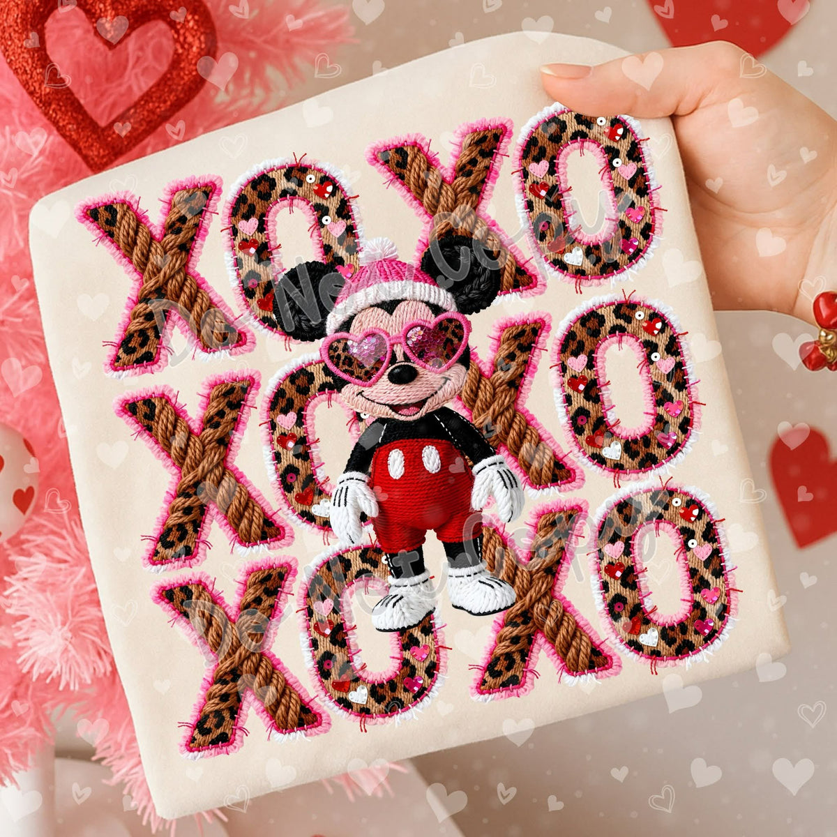 Xoxo mouse (Virgo) DTF transfer