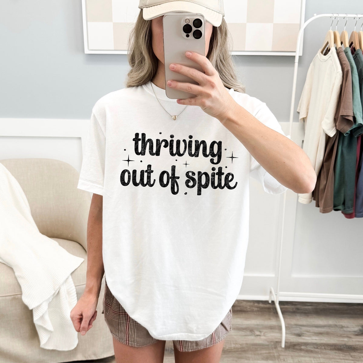 Thriving out of spite (black) DTF Transfer
