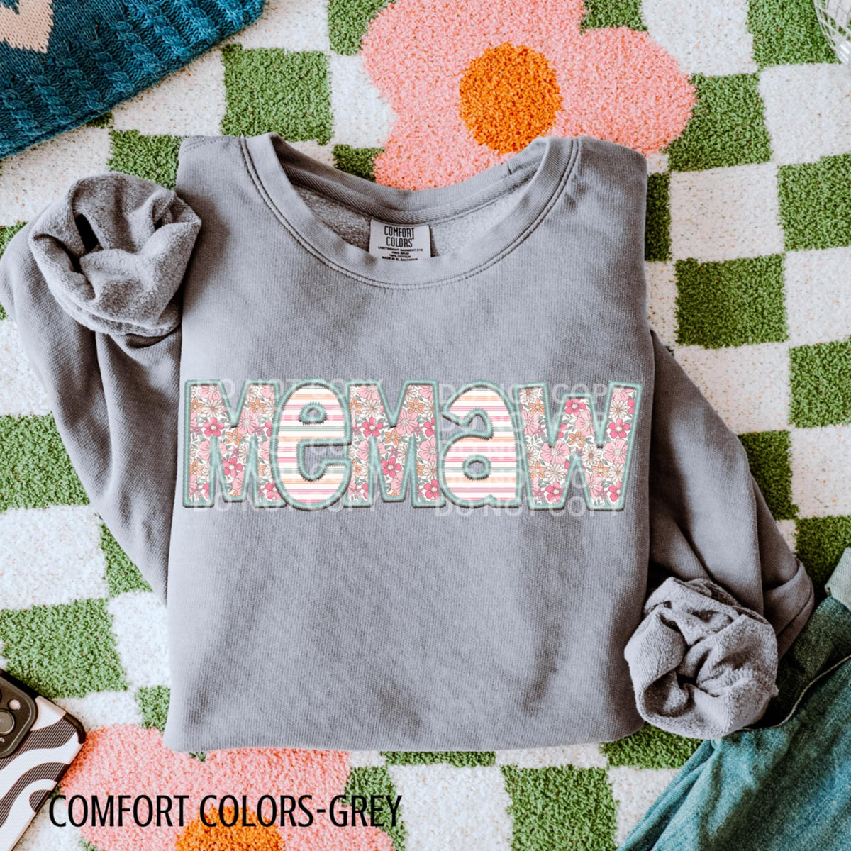 Memaw embroidery (CSG) 87194 DTF transfer