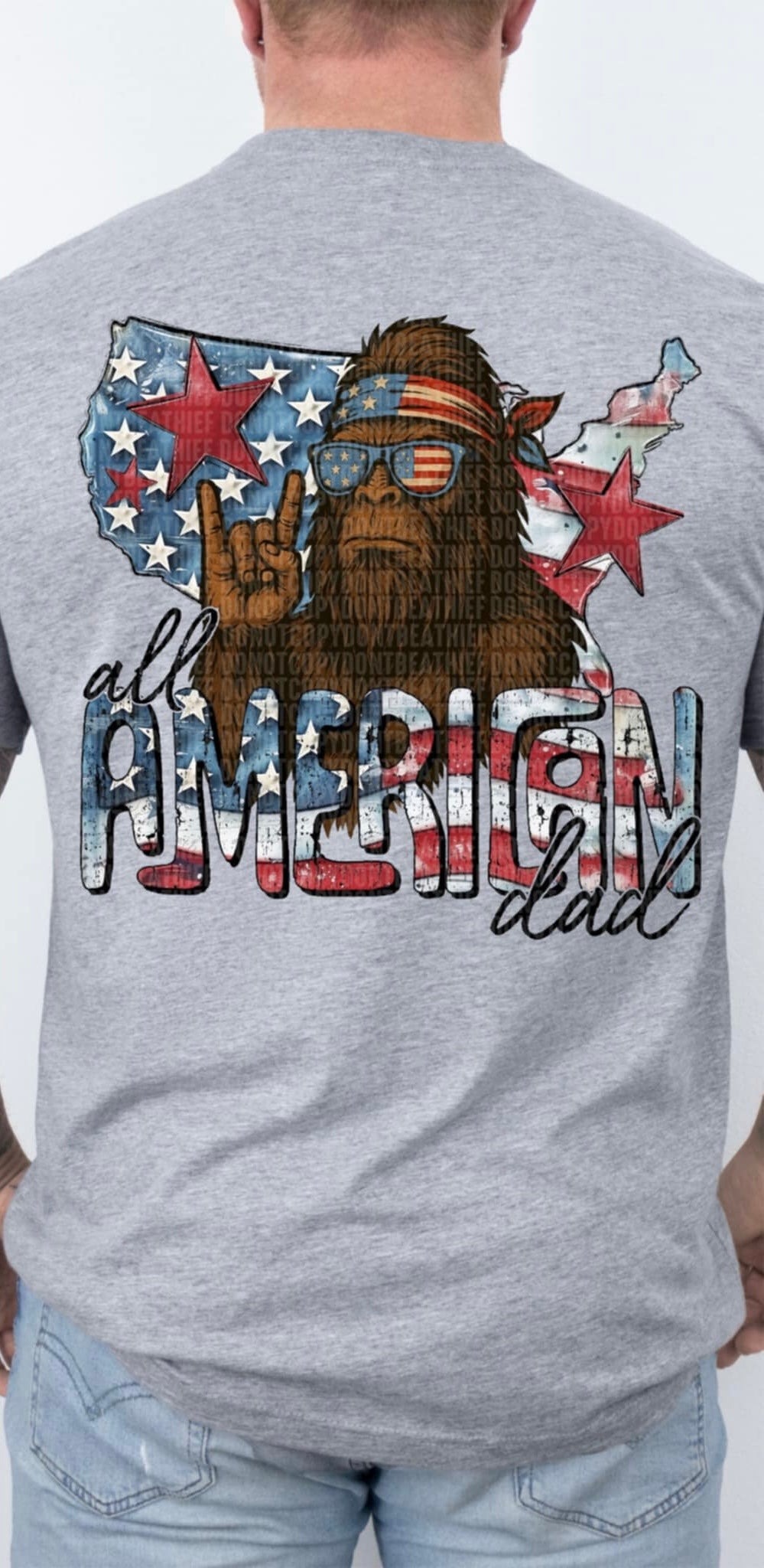 All American dad (SDD) 97677 DTF transfer