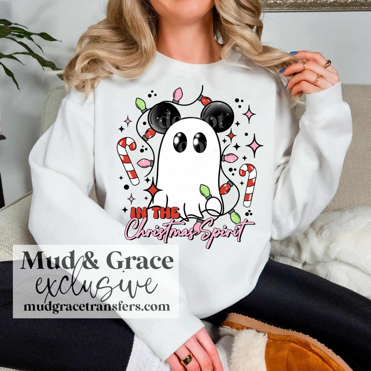 Mouse ghost 53391 DTF transfers