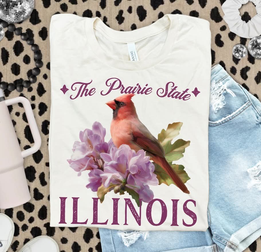 Illinois flowers (s&g) DTF Transfer