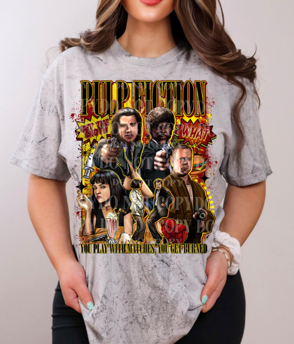 P Fiction AG DTF transfer