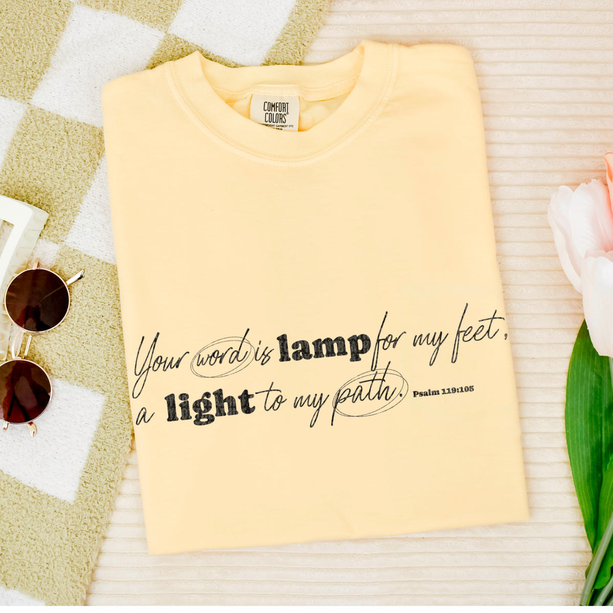 Your word is lamp for my feet a light to my path 95449 DTF transfer
