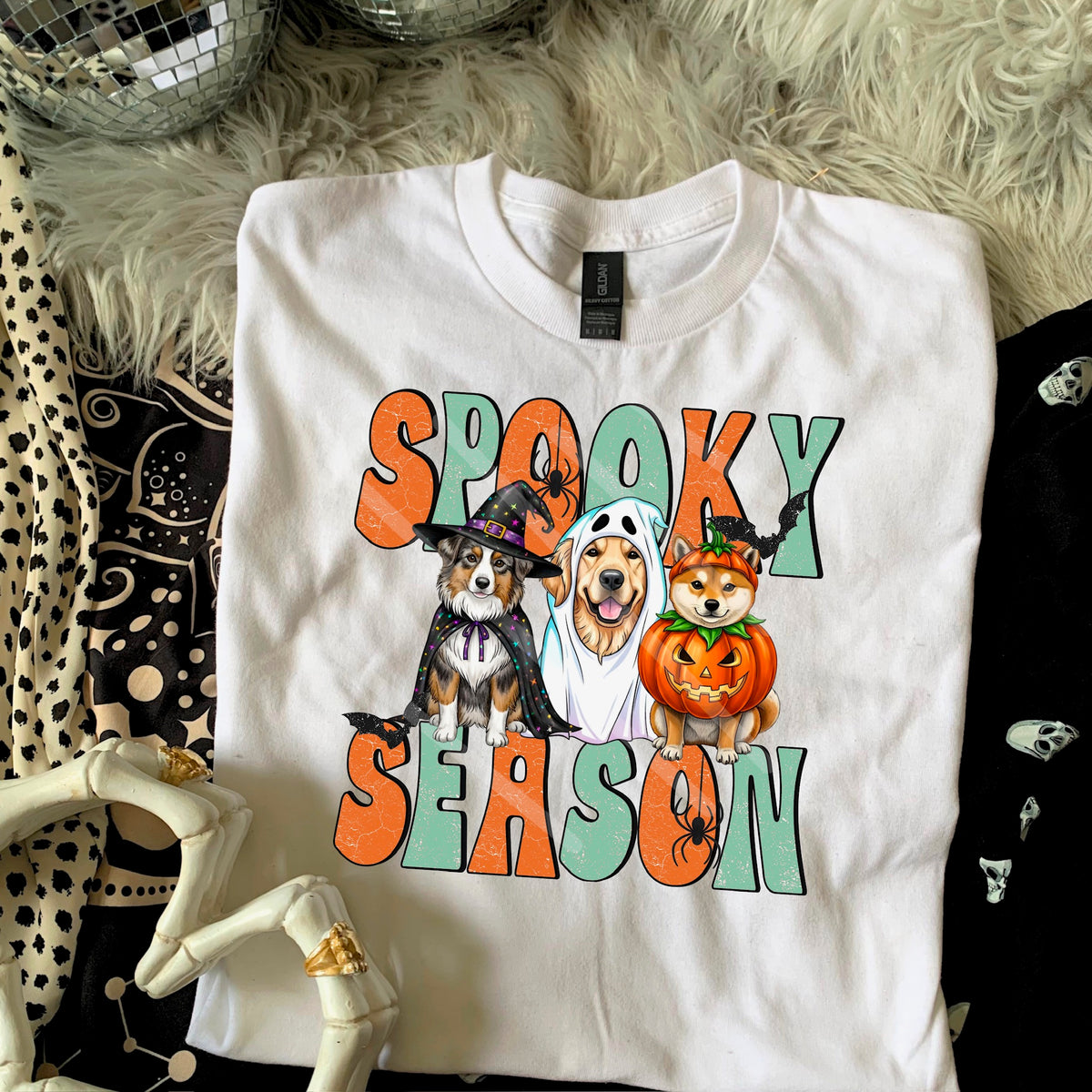 Spooky Season dogs 110739 DTF transfer