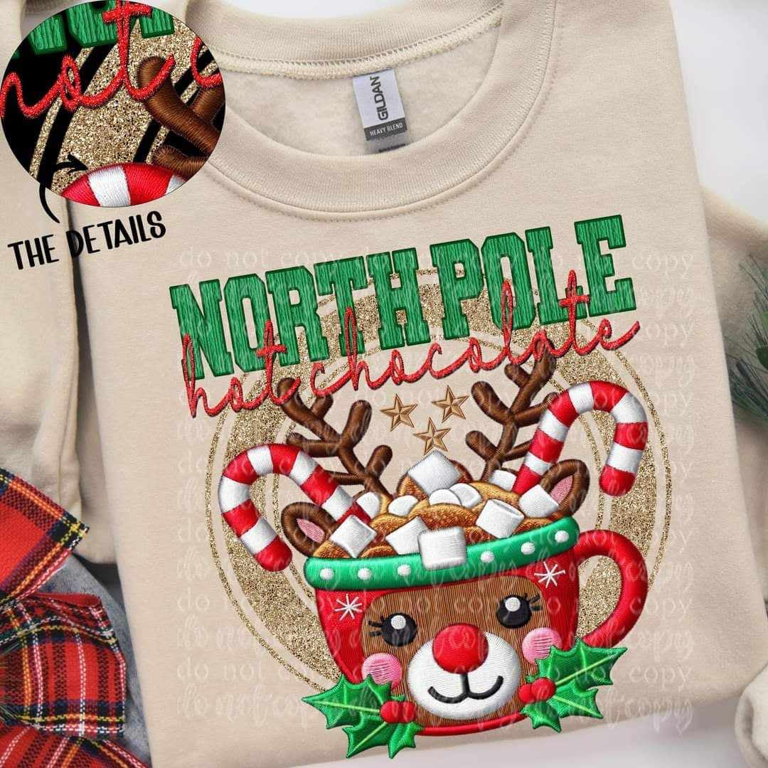 North Pole hot chocolate (TTD) 64342 DTF transfer