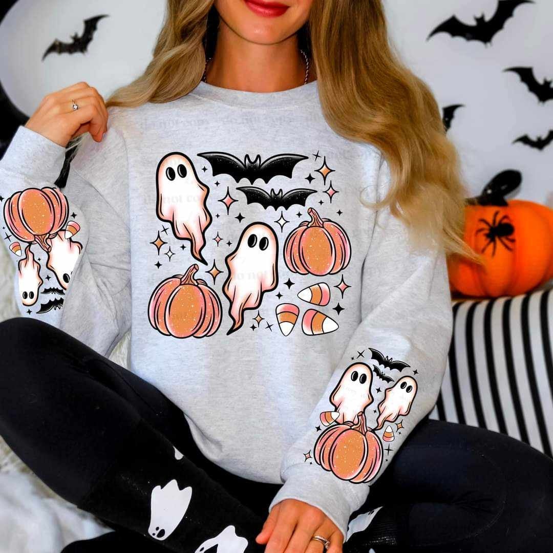 Halloween cluster FRONT (CSC) 58635 DTF transfer