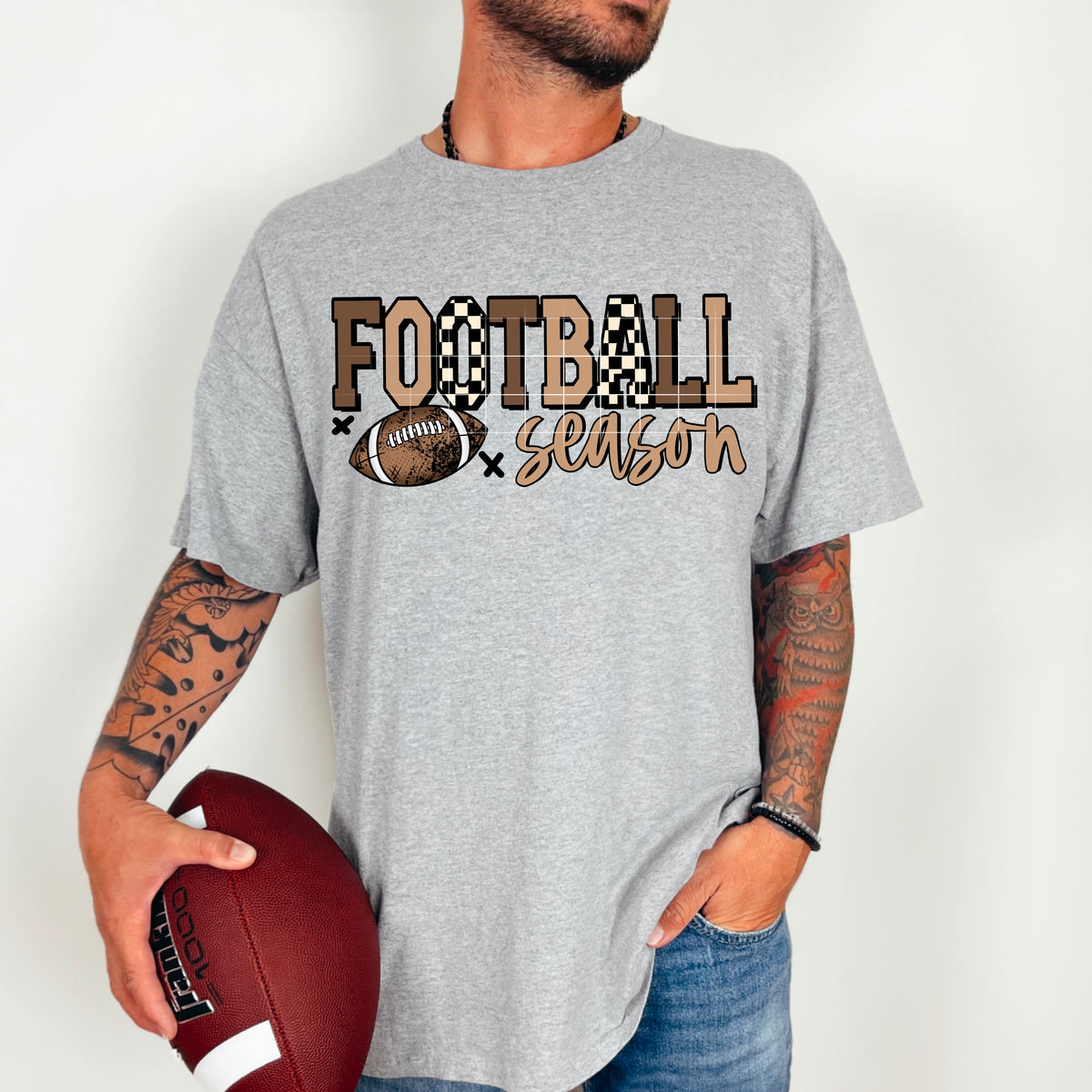Football Season with football CSC DTF transfer