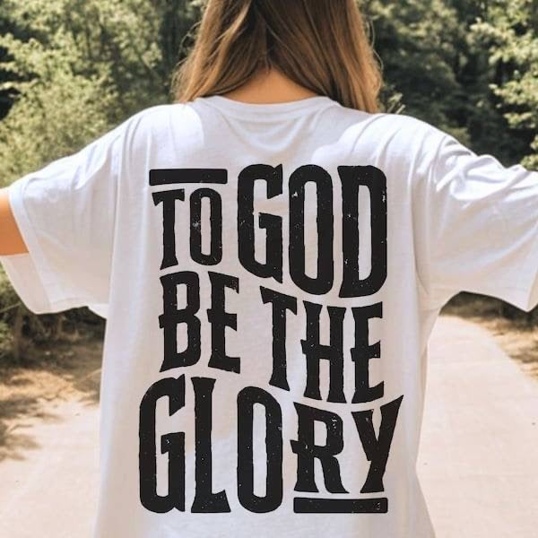 To god be the glory (KARTA) 62965 DTF transfer