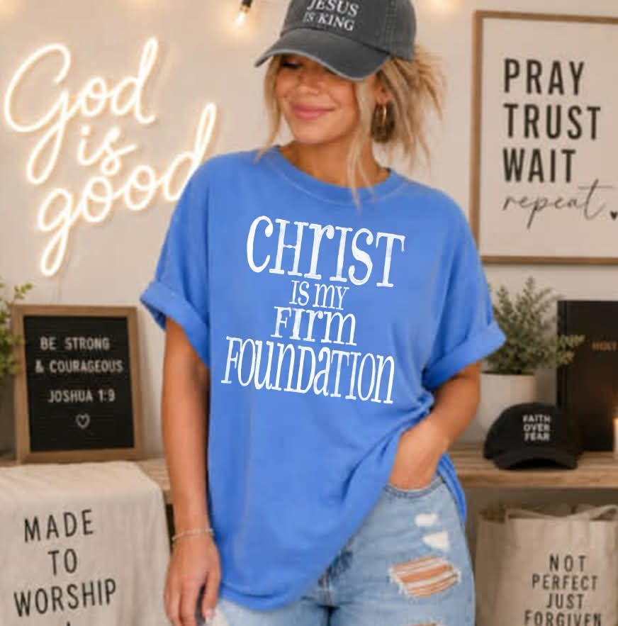 Christ is my firm foundation (S&G) DTF Transfer