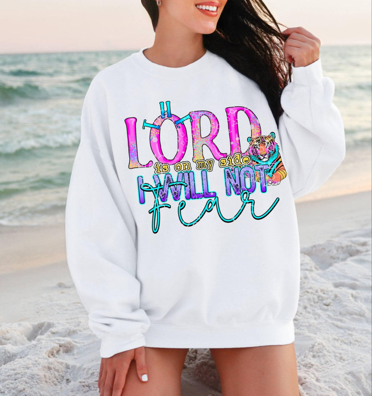 The lord is on my side I will not fear 99939 DTF transfer