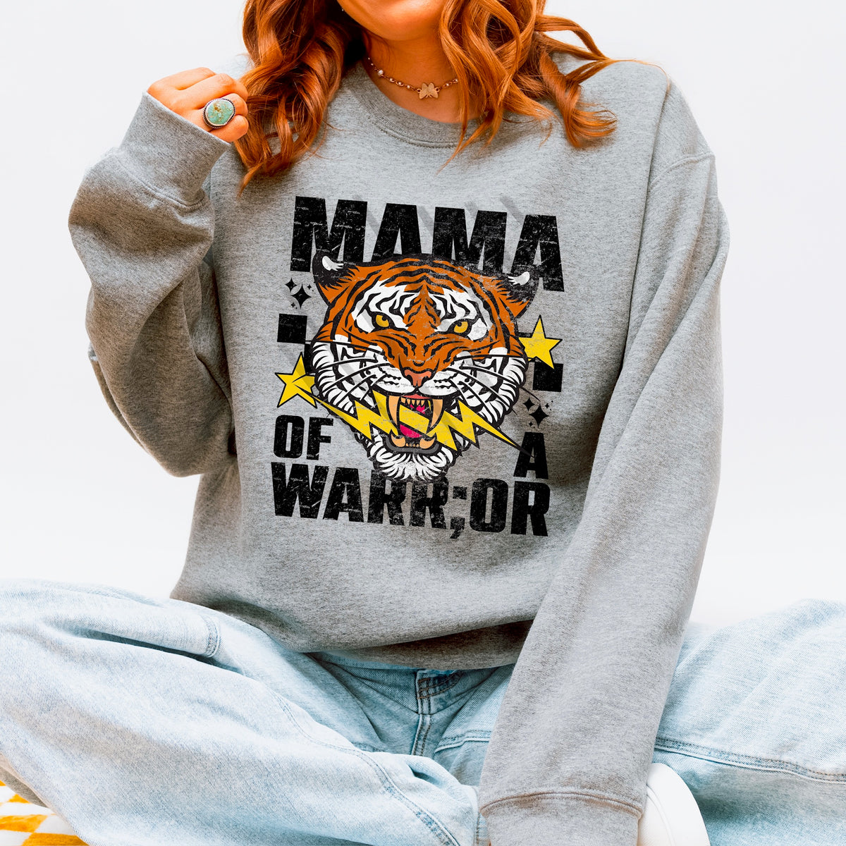Mama of a warrior 113799 DTF transfer