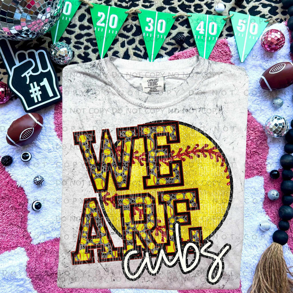 We are cubs softball (Caplinger) 79885 DTF transfer