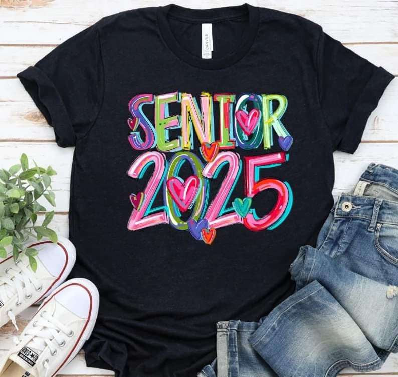 Senior 2025 cherry font (S&G) 70376 DTF transfer