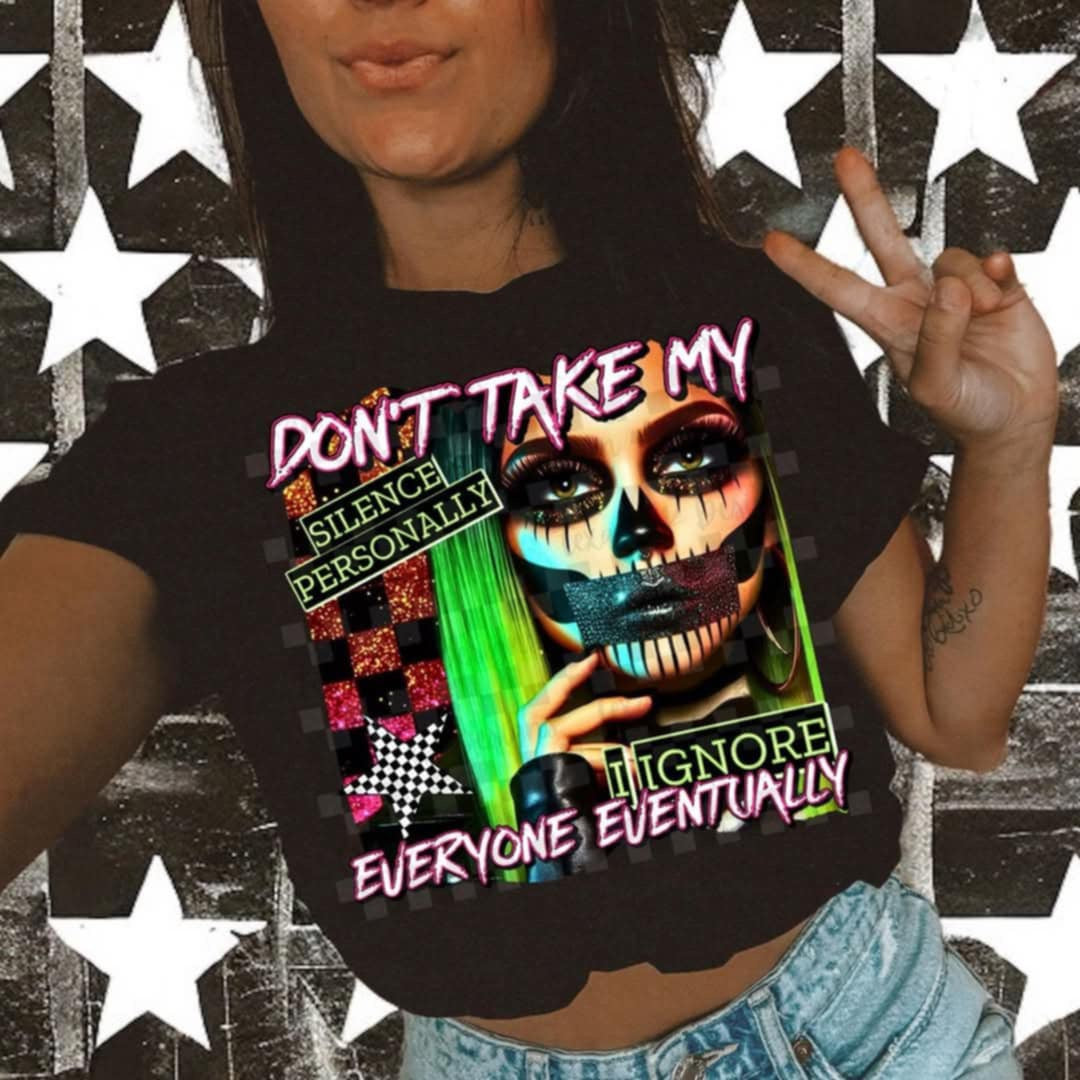 Don’t take my silence personally (Texans) 106339 DTF transfer