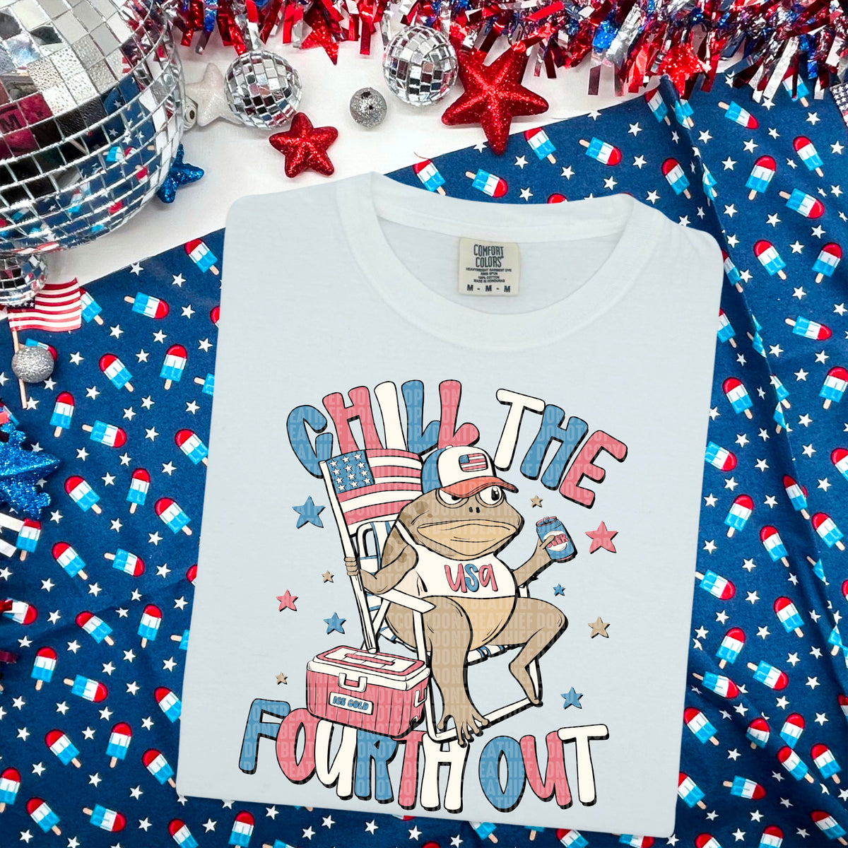 Chill the fourth out 97655 DTF transfer