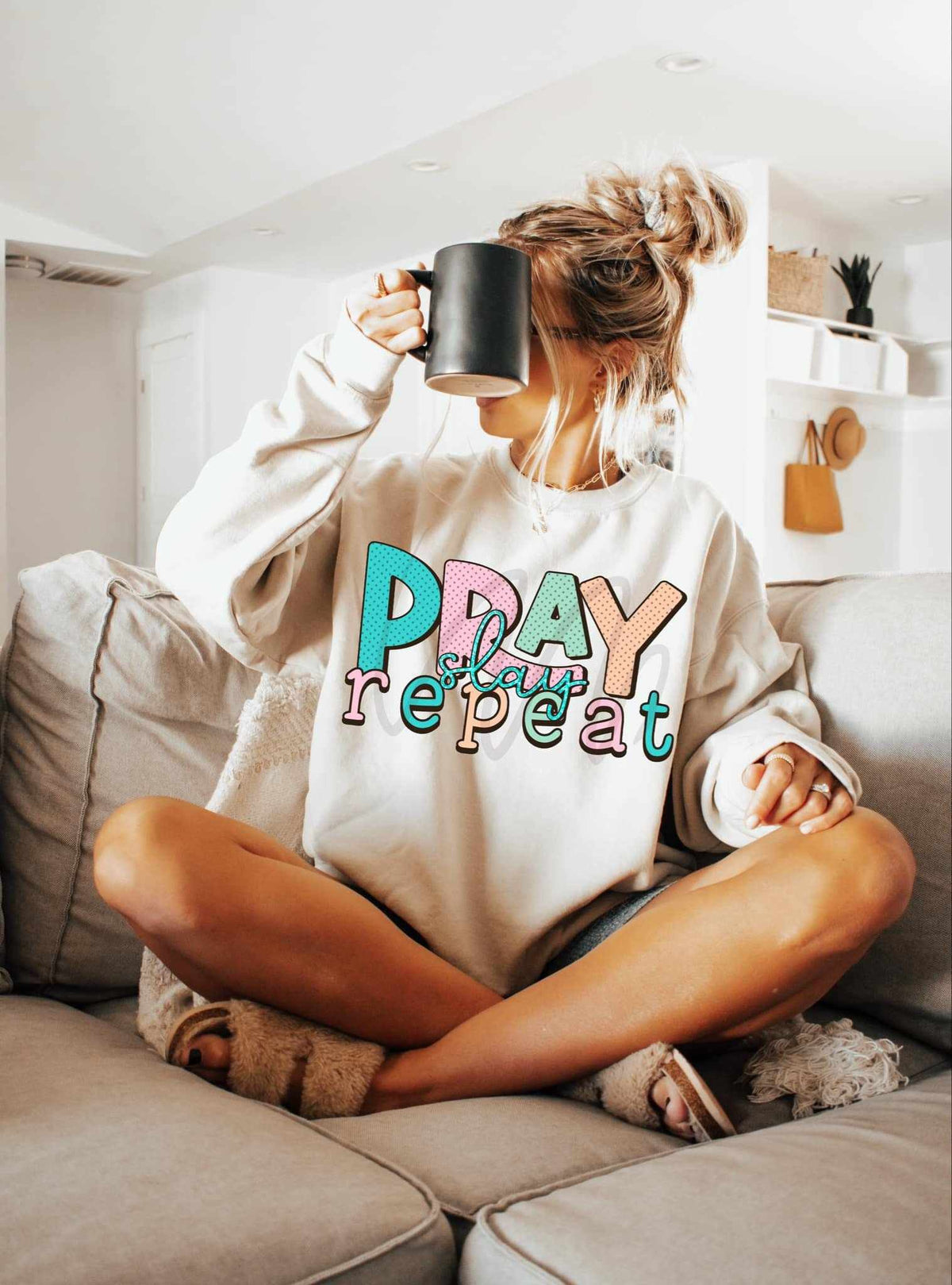 Pray slay repeat 80628 DTF transfer