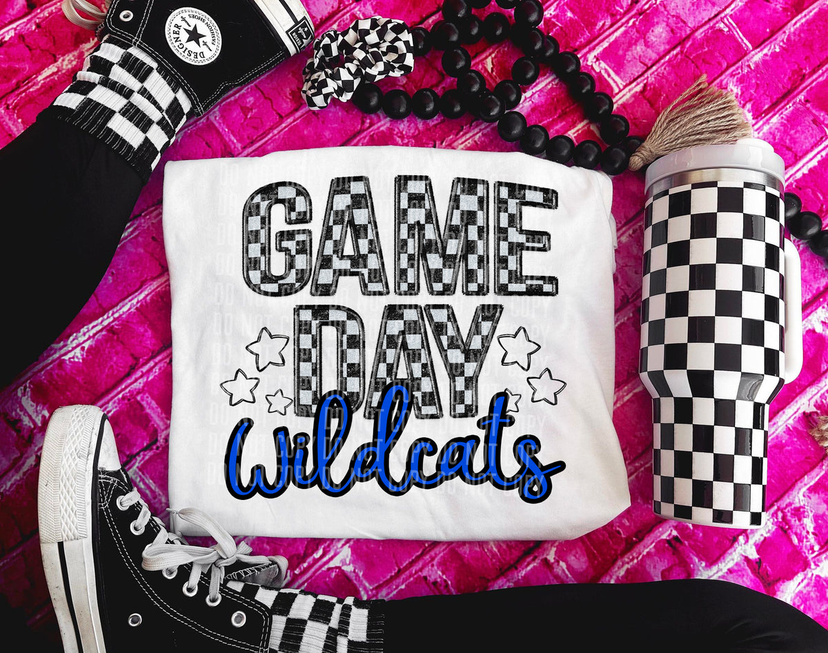 Game Day wildcats (blue) 30904 DTF transfers