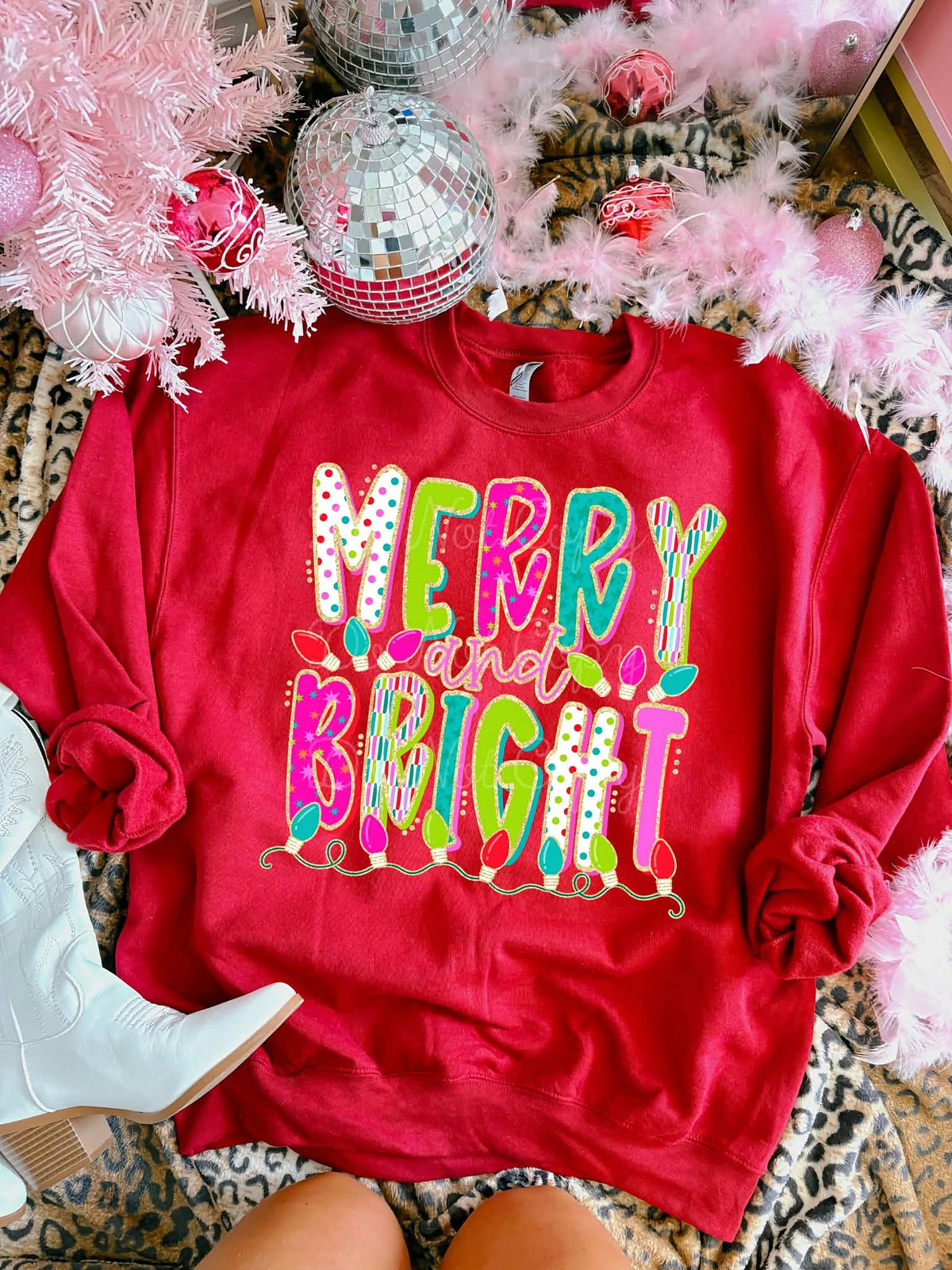 Merry and bright neon (Carter) DTF Transfer