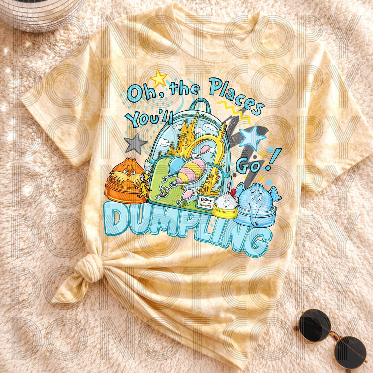 Oh the places you’ll go dumpling (SDD) DTF Transfer