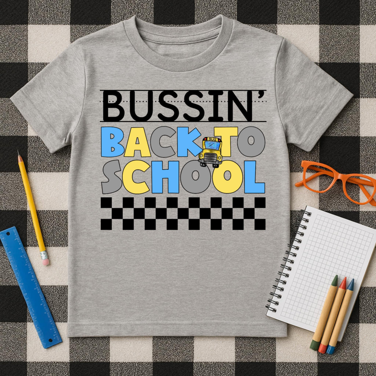 Bussin Back To School DTF transfer