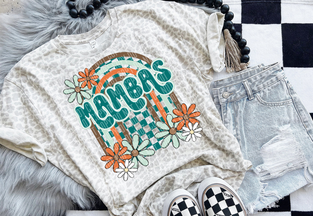 Floral Arch Mascot Mambas 49290 DTF TRANSERS
