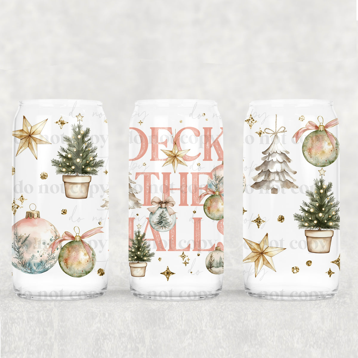Deck the Halls (exclusive) UV DTF WRAP