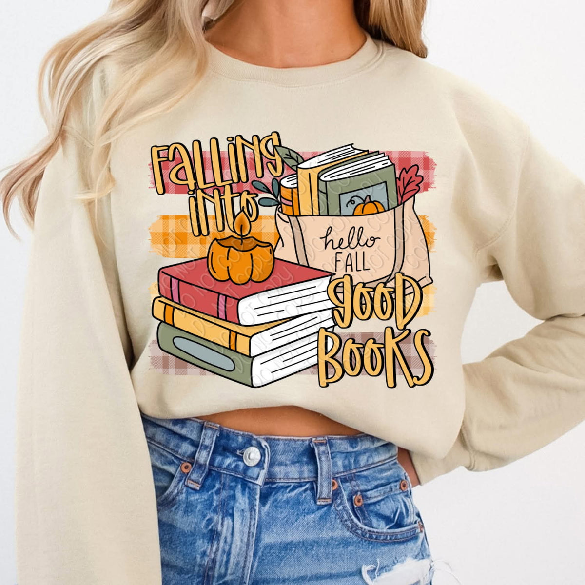 Filling into good books (DWS) DTF Transfer