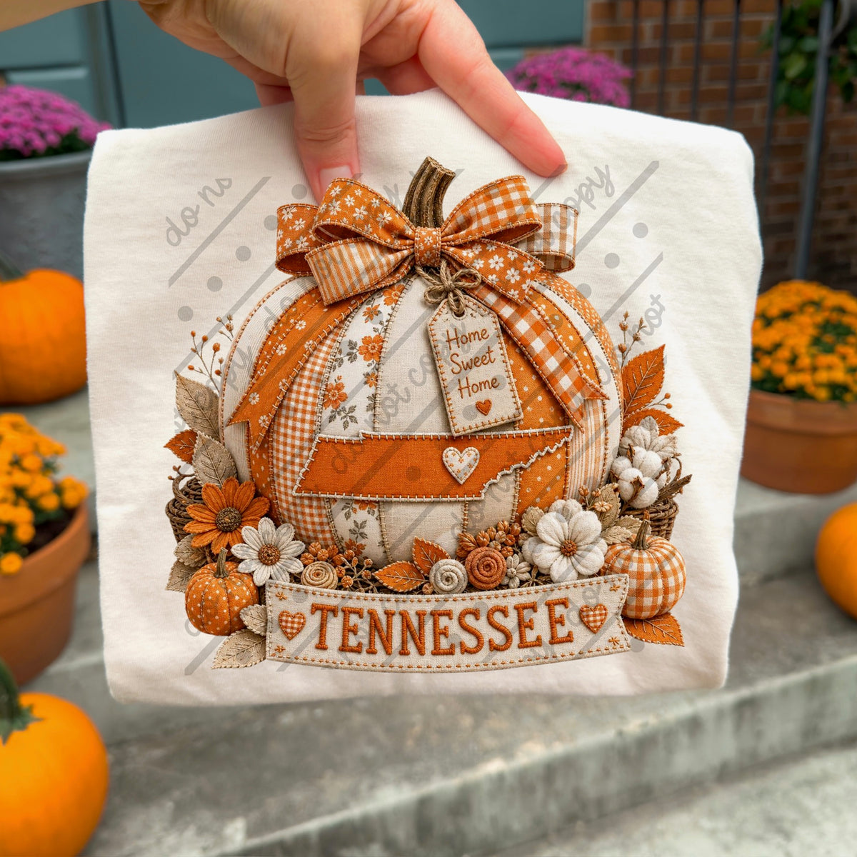 Tennessee pumpkin DTF Transfer