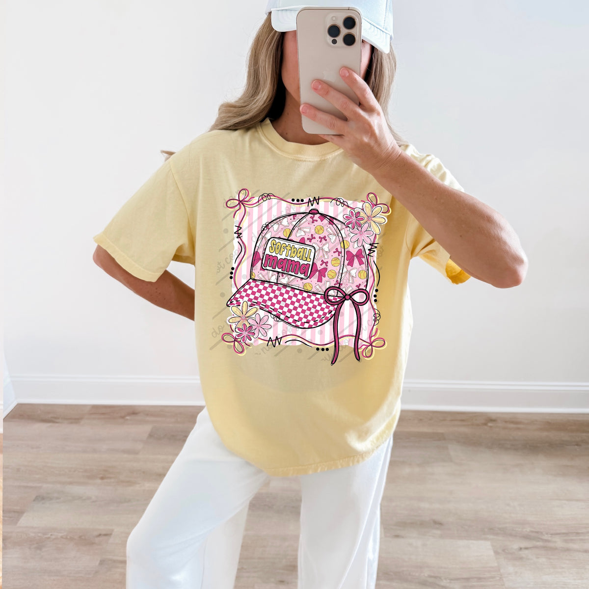 Softball mama hat (MZ) DTF Transfer