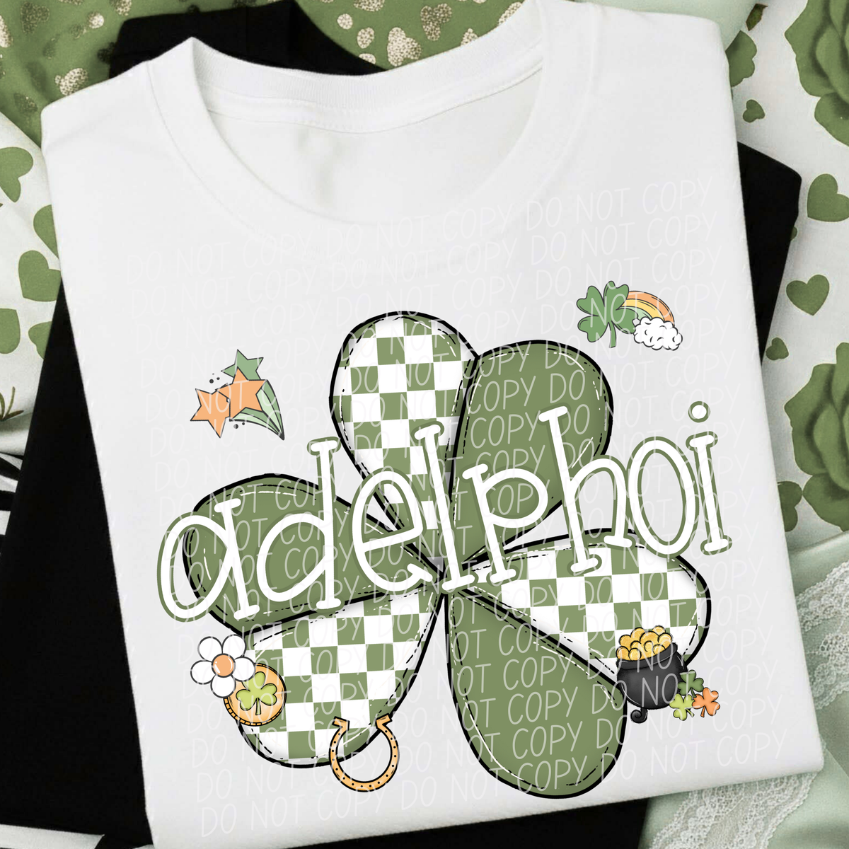 adelphoi St Pat Mascot (City) DTF transfer