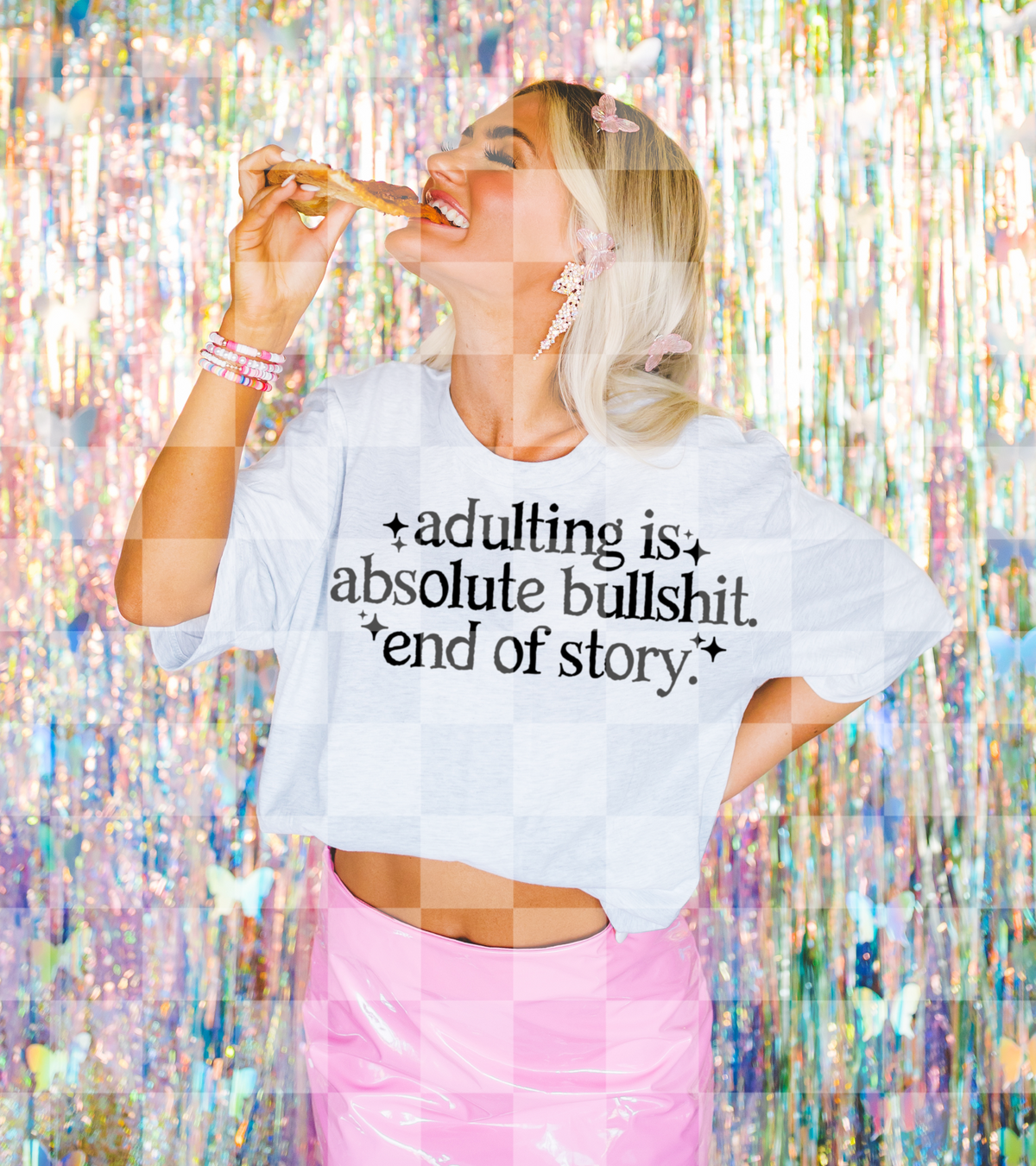 Adulting is bshit end of story (Virgo) DTF Transfer