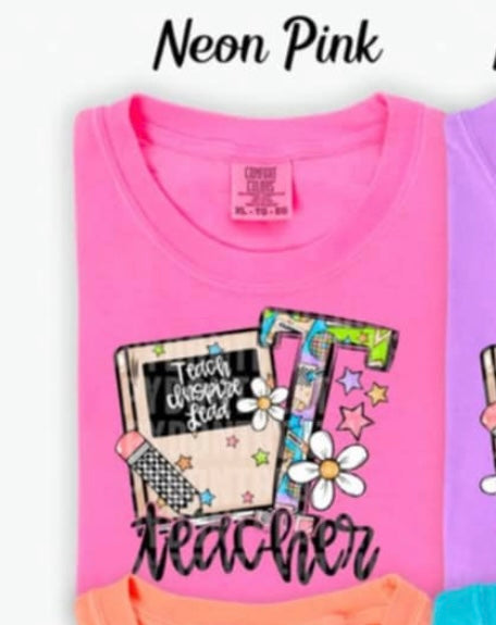 T teacher school notebook (SDD) 98683 DTF transfer