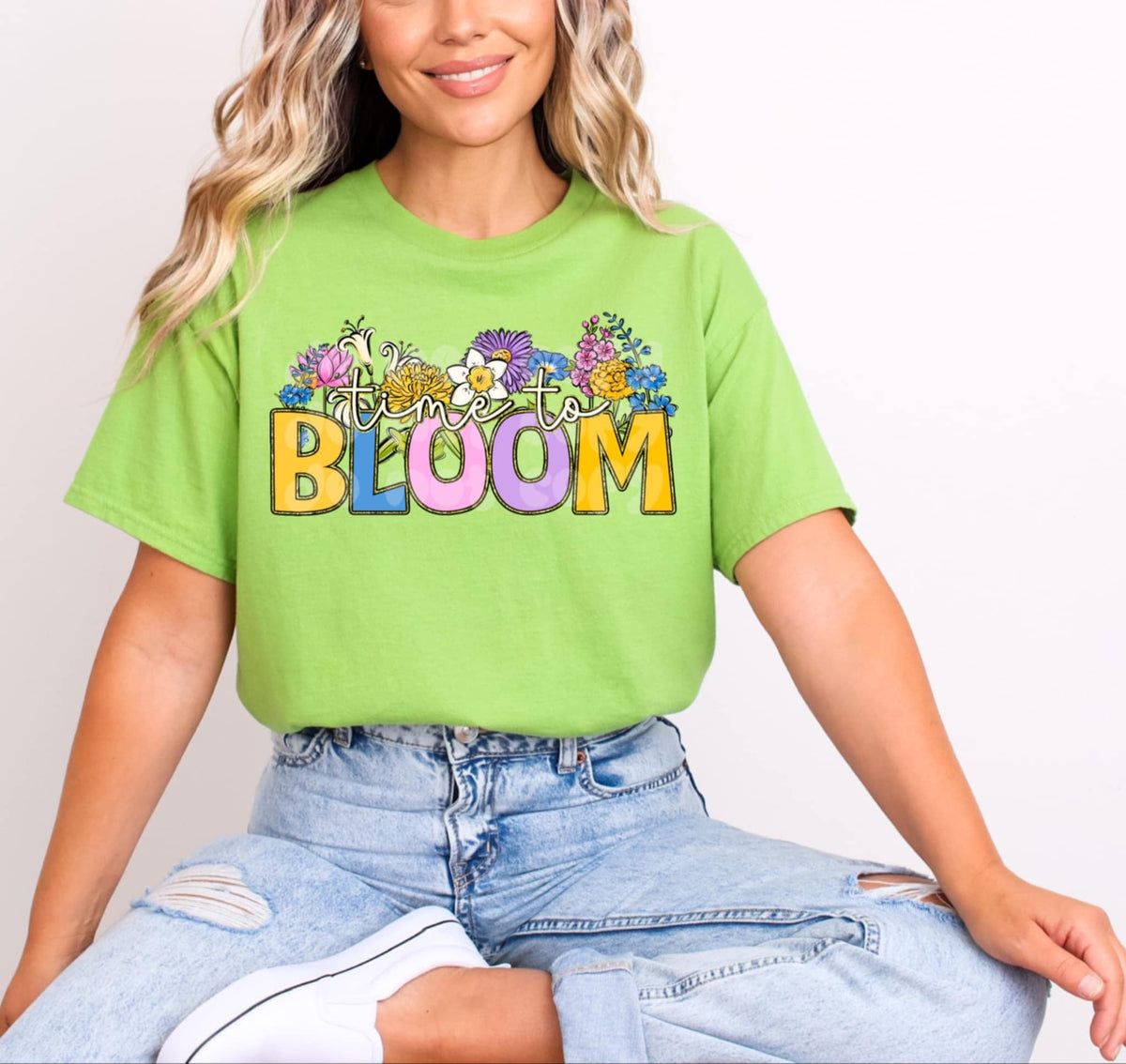 Time to bloom 94331 DTF transfer