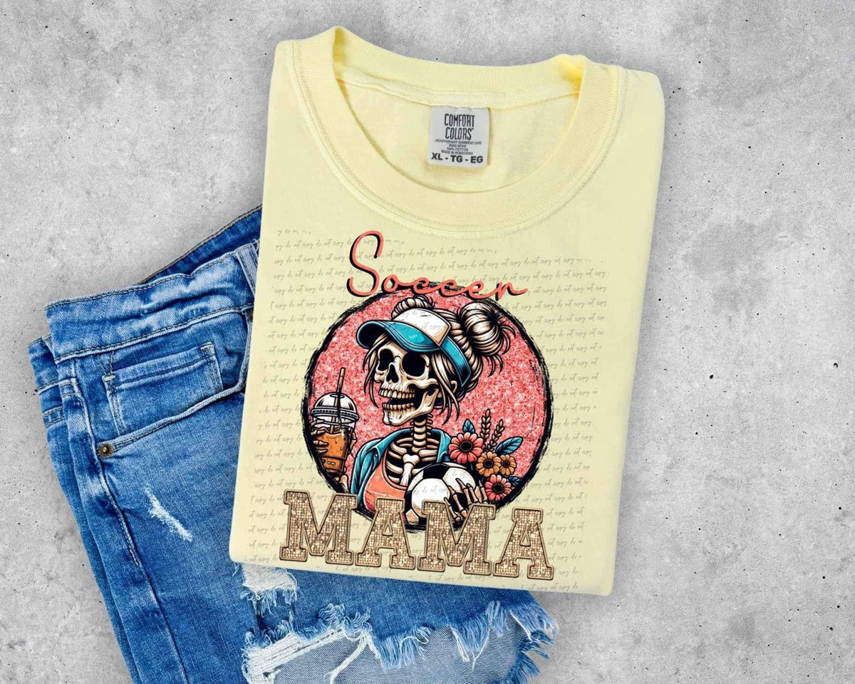 Soccer Mama Skelly DTF transfer 13948