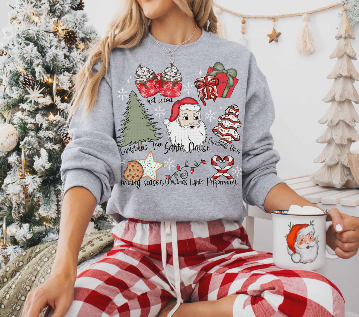 Christmas Collage with Santa (linda) DTF Transfer