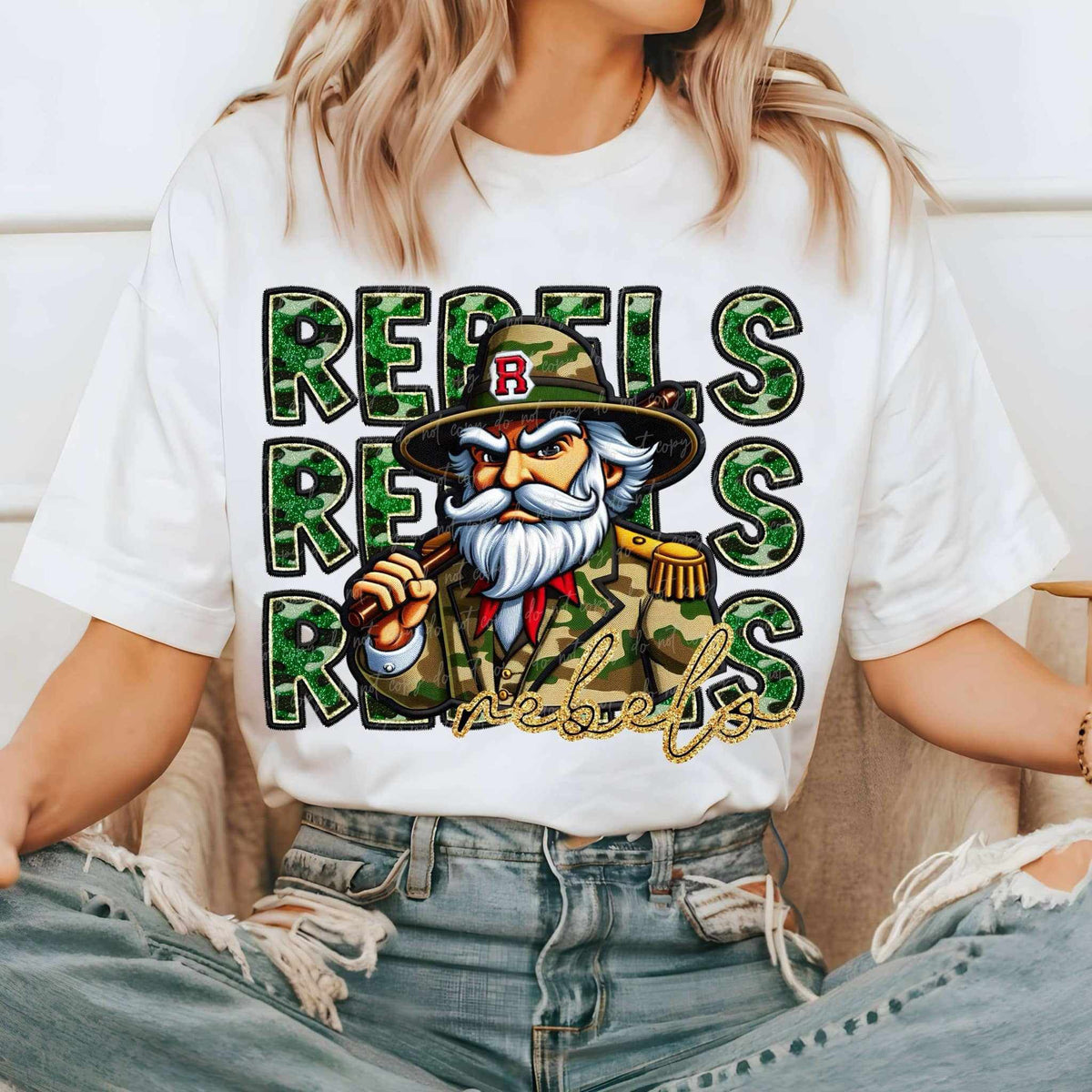 Rebels camo stacked (VIRGO) 70547 DTF transfer
