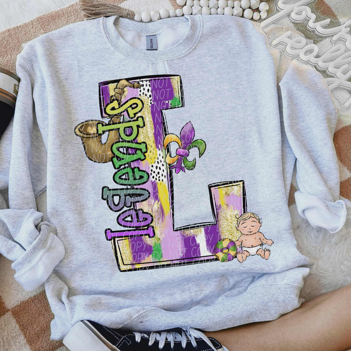 Legends Mardi Gras (city) DTF Transfer